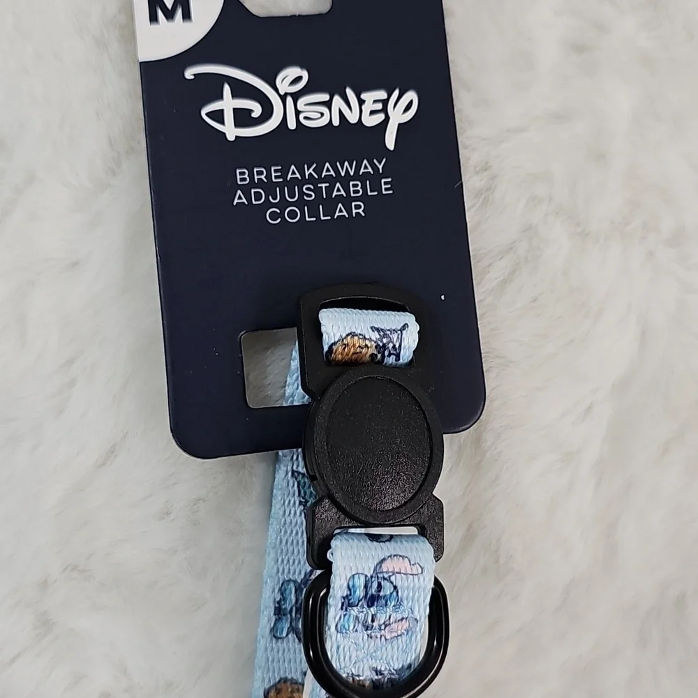 Sassy Meow Disney Stitch Cat Breakaway Adjustable Collar Med 0.6